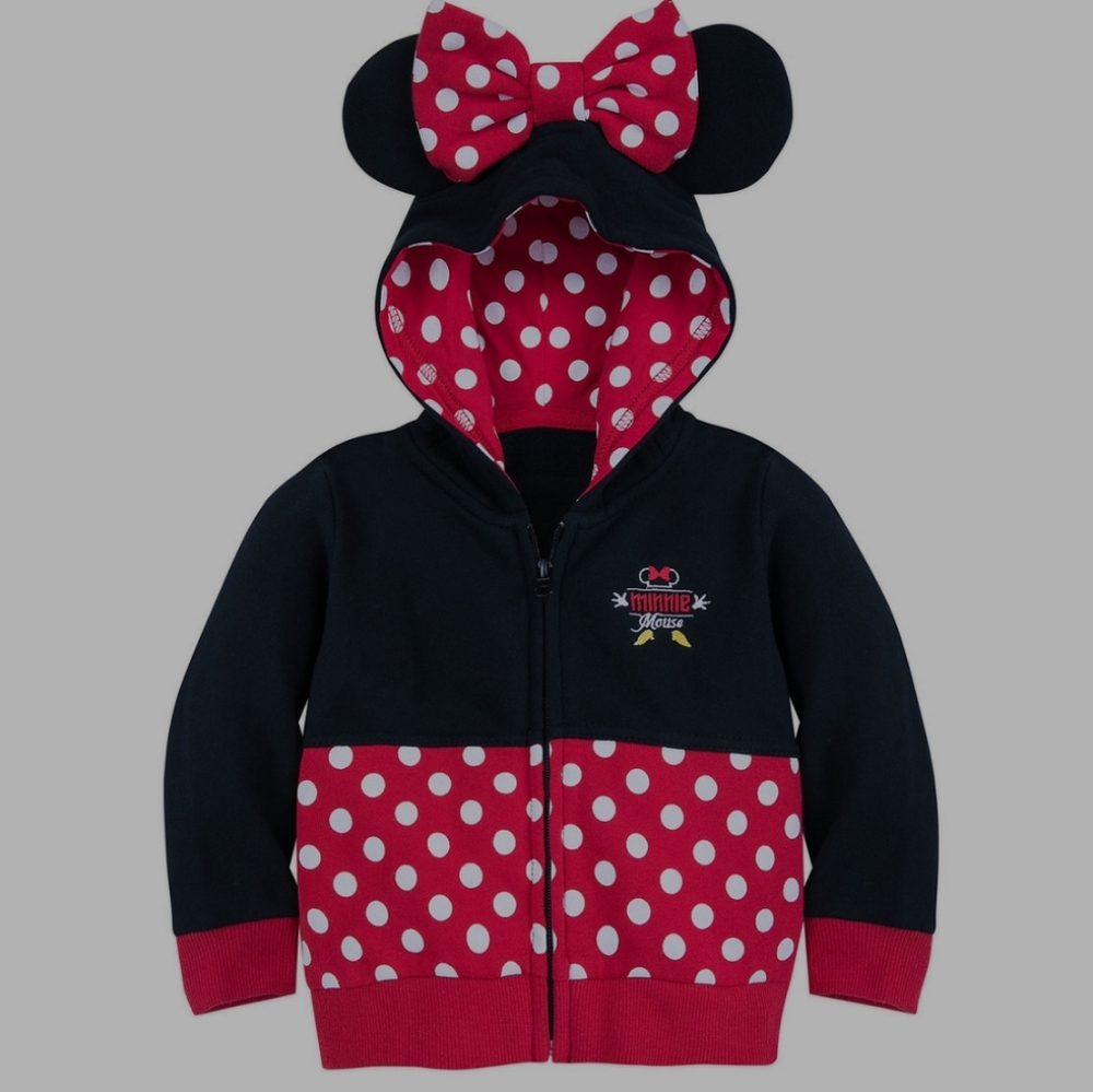 Disney Minnie Mouse Toddler Zip Up Hoodie